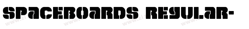 SpaceBoards Regular字体转换